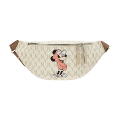 Túi MLB x DISNEY Mickey Monogram Hip Sack New York Yankees Beige
