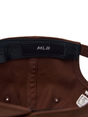 Mũ Lưỡi Trai MLB Basic Small Logo Unstructured Ball Cap Cleveland Guardians Brown