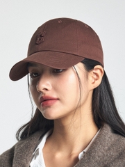 Mũ Lưỡi Trai MLB Basic Small Logo Unstructured Ball Cap Cleveland Guardians Brown