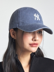 Mũ Lưỡi Trai MLB Basic Washed Unstructured Ball Cap New York Yankees Navy