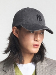 Mũ Lưỡi Trai MLB Basic Washed Unstructured Ball Cap New York Yankees Grey