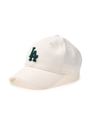 Mũ Lưỡi Trai MLB Varsity One Point Buckle Logo Wappen Unstructured Ball Cap LA Dodgers Cream