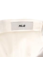 Mũ Lưỡi Trai MLB Varsity One Point Buckle Logo Wappen Unstructured Ball Cap LA Dodgers Cream