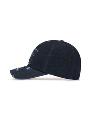 Mũ Lưỡi Trai MLB Basic Coopers Denim 5PANEL Unstructured Ball Cap New York Yankees Indigo