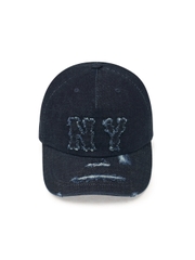 Mũ Lưỡi Trai MLB Basic Coopers Denim 5PANEL Unstructured Ball Cap New York Yankees Indigo