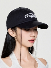 Mũ Lưỡi Trai MLB Jelly Unstructured Ball Cap New York Yankees Black [Karina PICK]