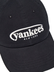 Mũ Lưỡi Trai MLB Jelly Unstructured Ball Cap New York Yankees Black [Karina PICK]