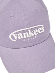 Mũ Lưỡi Trai MLB Jelly Unstructured Ball Cap New York Yankees Lavender [Karina PICK]