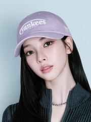 Mũ Lưỡi Trai MLB Jelly Unstructured Ball Cap New York Yankees Lavender [Karina PICK]