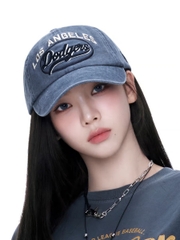 Mũ Lưỡi Trai MLB Varsity Vintage Culsive Stitch Unstructured Ball Cap LA Dodgers Indigo