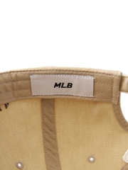 Mũ Lưỡi Trai MLB Varsity Vintage Culsive Stitch Unstructured Ball Cap New York Yankees Beige [Karina PICK]