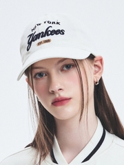 Mũ Lưỡi Trai MLB Color Denim Unstructured Ball Cap New York Yankees Cream