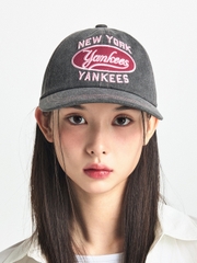 Mũ Lưỡi Trai MLB Varsity Vintage Oval Stitch Unstructured Ball Cap New York Yankees Grey