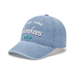 Mũ Lưỡi Trai MLB Color Denim Unstructured Ball Cap New York Yankees Blue