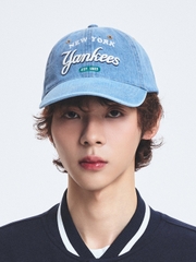 Mũ Lưỡi Trai MLB Color Denim Unstructured Ball Cap New York Yankees Blue