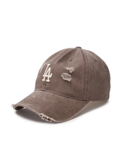 Mũ Lưỡi Trai MLB Damage Washed Unstructured Ball Cap LA Dodgers Brown