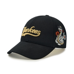 Mũ Lưỡi Trai MLB New Year Structure Ball Cap New York Yankees Black
