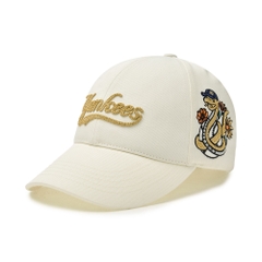 Mũ Lưỡi Trai MLB New Year Structure Ball Cap New York Yankees Cream