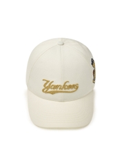 Mũ Lưỡi Trai MLB New Year Structure Ball Cap New York Yankees Cream