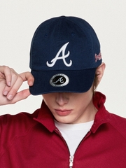 Mũ Lưỡi Trai MLB Signature Unstructured Ball Cap Atlanta Braves Navy [Karina PICK]