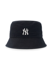 Nón Bucket MLB Basic One-Point Washed Bucket Hat New York Yankees Black