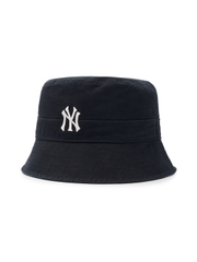 Nón Bucket MLB Basic One-Point Washed Bucket Hat New York Yankees Black