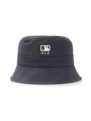 Nón Bucket MLB Basic One-Point Washed Bucket Hat New York Yankees Grey