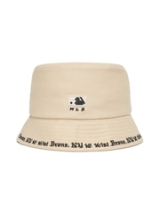 Nón Bucket MLB Gothic Bucket Hat New York Yankees New York Yankees Beige