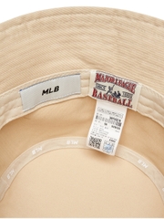 Nón Bucket MLB Gothic Bucket Hat New York Yankees New York Yankees Beige