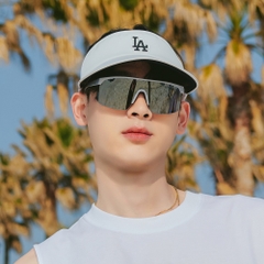 Nón MLB Athleisure Sun Cap LA Dodgers White