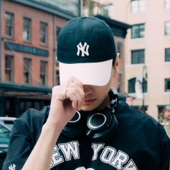 Nón MLB Basic Coloration Ball Cap New York Yankees Black