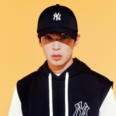 Nón MLB Basic Coolfield Fit And Flex Ball Cap New York Yankees Black