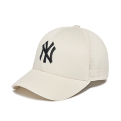 Nón MLB Basic Mesh Cap New York Yankees Cream