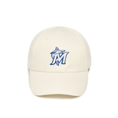 Nón MLB Basic Unstructured Ball Cap Miami Marlins Ivory