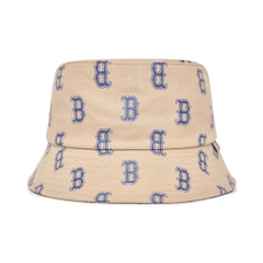 Nón MLB Bic Classic Monogram Bucket Hat Boston Red Sox L.Sand