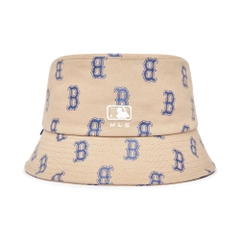 Nón MLB Bic Classic Monogram Bucket Hat Boston Red Sox L.Sand