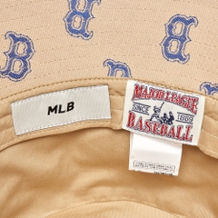 Nón MLB Bic Classic Monogram Bucket Hat Boston Red Sox L.Sand