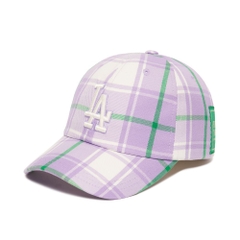 Nón MLB Checkerboard Ball Cap LA Dodgers L.Lavender