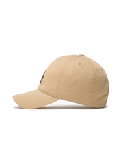 Nón MLB Korea Basic Medium Logo Unstructured Ball Cap LA Dodgers Beige