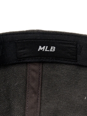 Nón MLB Korea Varsity Lettering Color Denim Unstructured Ball Cap New York Yankees Grey