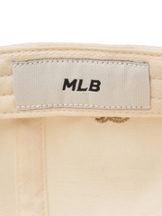 Nón MLB Korea Lettering Color Block Unstructured Ball Cap Boston Red Sox Beige