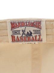 Nón MLB Korea Lettering Color Block Unstructured Ball Cap Boston Red Sox Navy