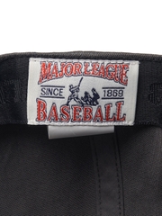 Nón MLB Korea Culsive Lettering Unstructured Ball Cap New York Mets Grey