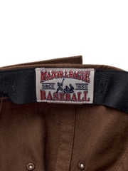 Nón MLB Korea Nanologo Unstructured Ball Cap New York Yankees Brown