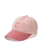 Nón MLB Korea Varsity One Point Color Block Unstructured Ball Cap Cleveland Guardians Pink