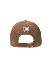 Nón MLB Korea Vintage Culsive Unstructured Ball Cap New York Yankees Brown