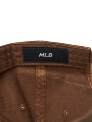 Nón MLB Korea Vintage Culsive Unstructured Ball Cap New York Yankees Brown