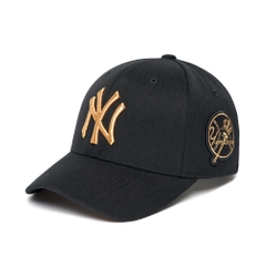 Nón MLB Circle Stamp Bal Cap New York Yankees Gold