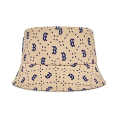 Nón MLB Diamond Monogram Bucket Hat Boston Red Sox L.Sand
