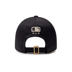 Nón MLB Korea Diamond Monogram Point Ball Cap New York Yankees Black